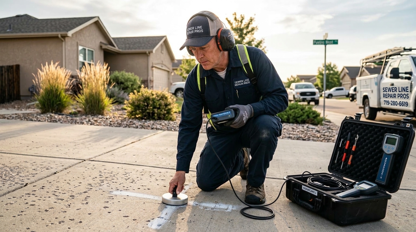 Acoustic and Electronic Sewer Leak Detection